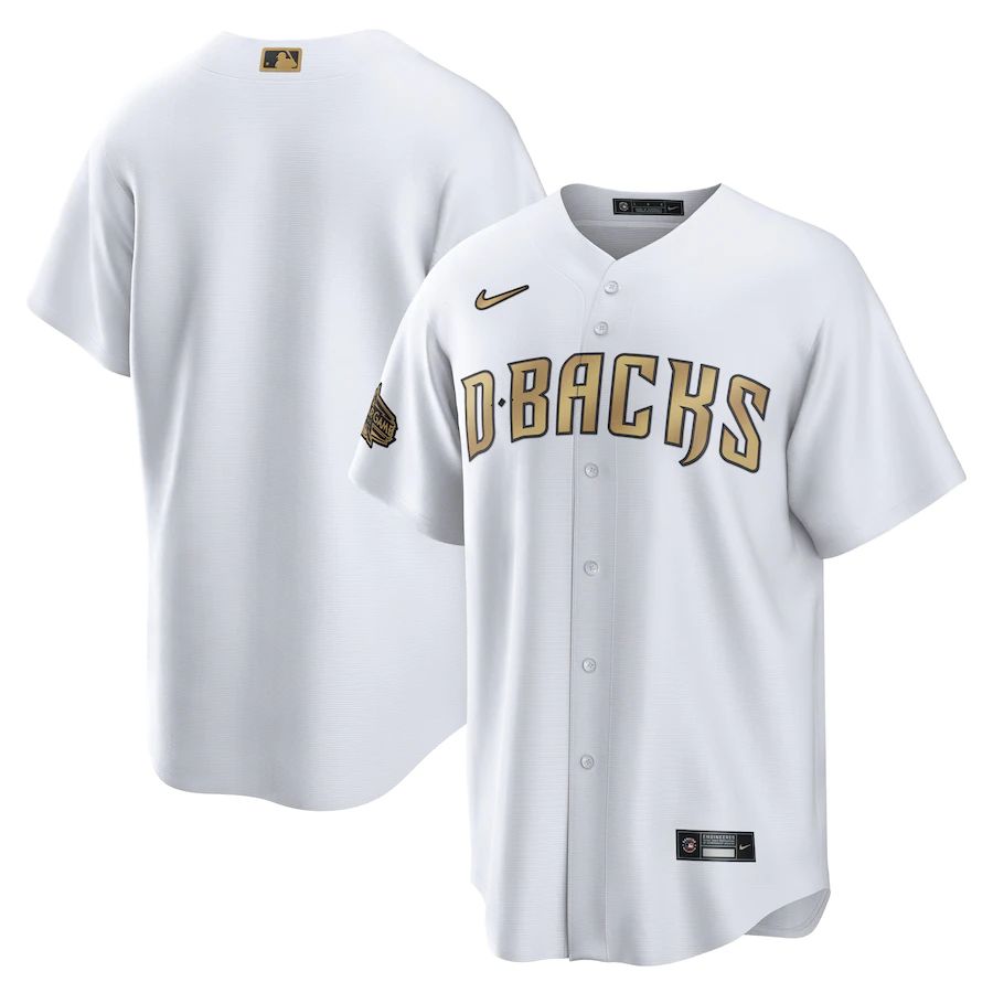 Arizona Diamondbacks Blank Men’s Nike White 2022 MLB All-Star Game Replica Jersey